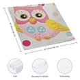 thumbnail image 3 of WYYP Owl Bird Polka Dots Polyester Cloth Napkins Reusable Machine Washable Fabric for Events Party Dinner Decoration Washable Napkins 2 PCS, 3 of 7