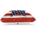 thumbnail image 3 of 4th of July Pillow Covers 18x18 Set of 2, Memorial Day Independence Day Throw Pillow Covers American Flag Patriotic Red Stripe Blue Star Outdoor Cushion Cases Linen Decorative for Couch Sofa, 3 of 6