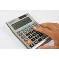 thumbnail image 4 of 12-digit business calculator - catiga cd-2738-12t - dual-power - tax calculator (silver), 4 of 5