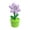 Purple, variant on Jollyzo Sunflower Bubble Machine with LED and Music, Electric Bubble Maker for Kids, Battery Powered Bubble Blower, Portable Bubble Machine for Indoor Outdoor