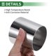 thumbnail image 5 of Reductor concéntrico de codo de doble curvatura de 3" OD a 3.5" OD de Unique Bargains, adaptador de tubo de acero inoxidable 201, longitud de 3 pulgadas, tono plateado, 5 of 7