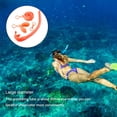 thumbnail image 3 of Soidarity Tubo de esnórquel plegable de silicona para hombres y mujeres, manguera de respiración húmeda enrollable portátil para natación y buceo, Deportes acuáticos Naranja Soidarity OD026674-03, 3 of 6