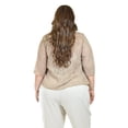 thumbnail image 3 of Ensamble tipo kimono con blusa básica Roman Fashion / Tallas Extras, 1892 (Cafe) cafe 36, 3 of 6