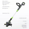 thumbnail image 6 of Firstness String Trimmer Cordless, 20V Electric Weed Wacker with 2 Batteries & Charger, Powerful 8500 RPM, Grass Trimmer & Edger for Lawn Care, Yard, Garden, 3-in-1 Cutting Head, Lightweight 4.85lbs, 6 of 13