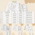 thumbnail image 4 of HFHAPW Boys Girls Pajamas Pjs Toddler 2 Piece Sleepwear Kids Winter Clothes Set Long Sleeve Top and Pants, 4 of 8