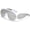 White Silver, variant on Punk Sunglasses Women Men Hip Hop One Piece Sun Glasses UV400 Shades Mirror Eyewear