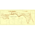 thumbnail image 2 of Shift 24x13 Black Ornate Wood Framed with Double Matting Museum Art Print Titled - Territory of Florida Canal - Shift 1829, 2 of 4