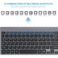 thumbnail image 4 of Ensemble Clavier et Souris Sans Fil - Combo USB Compact et Silencieux pour Ordinateurs Portables et de Bureau Windows, 4 of 8