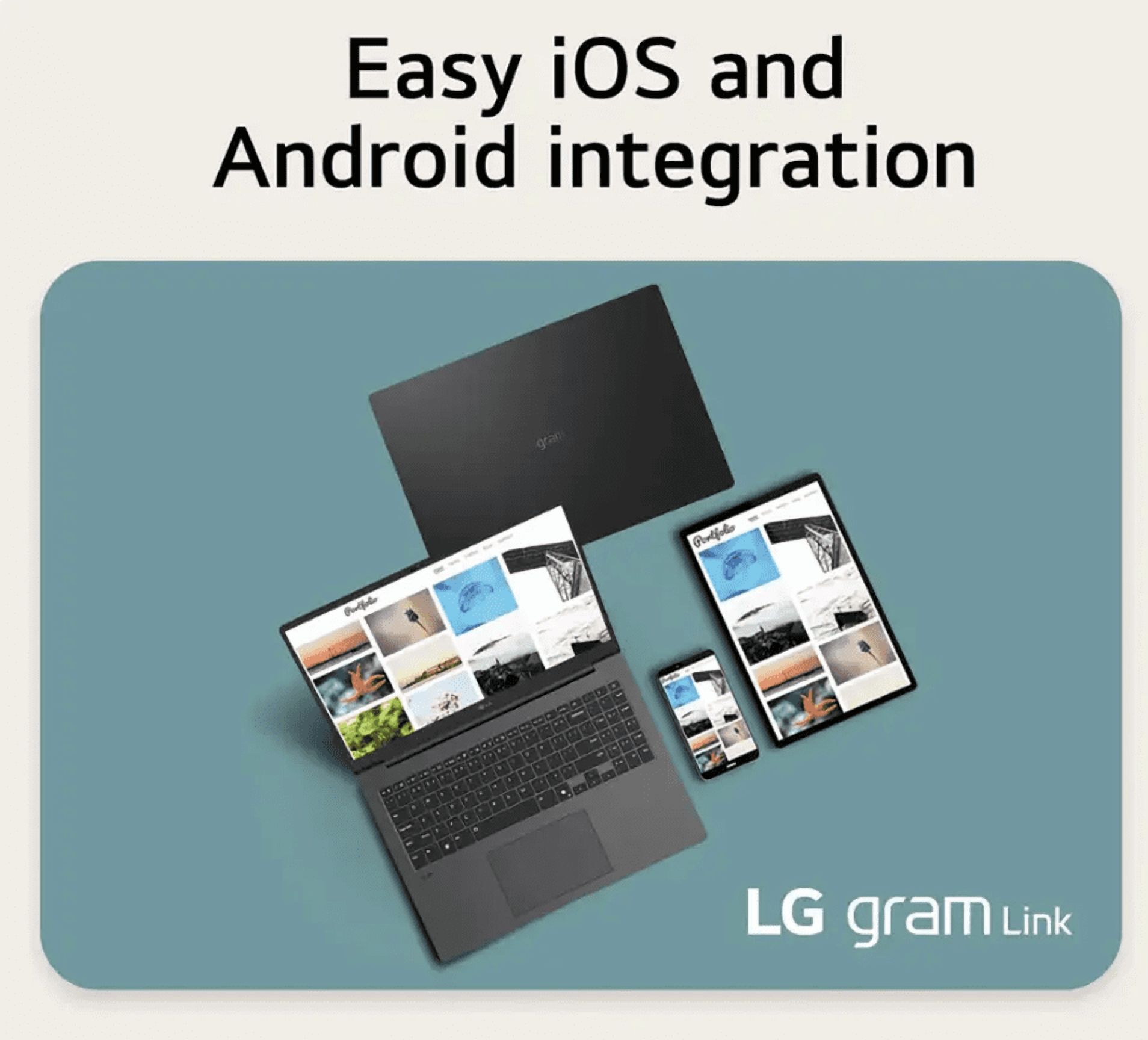 LG gram AI Powered Laptop 17.0in Touchscreen IPS WQXGA Display