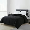 thumbnail image 3 of Mainstays Black Solid Print Hypoallergenic Down Alternative Comforter, Twin XL, 3 of 10