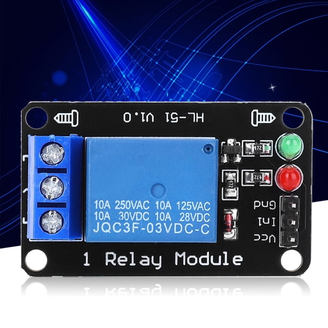 1 Relay Module Device Electronic Control Accessories Without Optocoupler Blackboard 3.3V