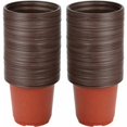 thumbnail image 1 of Pot de Fleur Petit, 100PCS Plastique Réutilisables Pot semis/Godets Semis,Ronds Pots Plantes /Pot de Repiquage/ Pot de Culture pour la Plantation Intérieure et Extérieure,10cm, 1 of 1