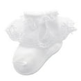 thumbnail image 2 of Dalrosia Baby Girls Socks Ruffle Lace Sock Baby Socks Newborn/Infant/Toddlers/Kids Frilly Summer Thin Dress Sock, 2 of 5