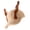 Khaki, variant on 2000s Dog Ear Plush Baseball Hat for Adult Furry Warm Baseball Hat Street Wear Hiphop Caps for Winter Outdoor Activity