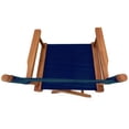 thumbnail image 5 of LuXeo Russell Teak Director Folding Chair, Navy, 5 of 5