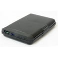 thumbnail image 2 of Charging Wallet Battery Power Bank - Aluminum RFID Blocking Phone Recharge Wallet - Black, 2 of 5