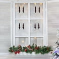 thumbnail image 2 of Adornos flocados para árbol de Navidad, 6 bolas navideñas de terciopelo flocado cónicas, decoración navideña, colgante festivo para invierno, 2 of 5