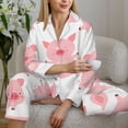 thumbnail image 6 of Balery Kawaii Pigs Pattern Pajama Sets for Women Long Sleeve 2 Piece Sleepwear Loungewear Sets Soft PJ's with Pockets Long Sleeve Comfy Pj Sets-XX-Large, 6 of 7