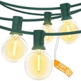 thumbnail image 1 of Cadena de luces SUNSGNE, 7,5 m, G40, 27 LED, cable verde transparente, 1 of 9