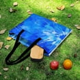 thumbnail image 6 of Colorful Tie Dye Vortex Picnic Blanket Waterproof Outdoor Beach Blanket Hand-held Pad Suitable for Travel, Camping, Beach, Family Gatherings, 6 of 8
