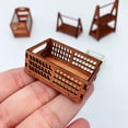 thumbnail image 4 of Joernso Miniature Kitchen Vegetable Storage Box Mini Wood Basket Cute Dollhouse Furniture Accessory for Enhanced Miniature Scenes, 4 of 7