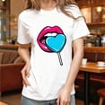 thumbnail image 3 of Valentine’s Day Matching Couple T-Shirts Women and Men's Aesthetic Graphic Tees Cute Retro, Funny & Minimalist Love Prints Romantic Gift for Boyfriend, Girlfriend & Anniversary, 3 of 10
