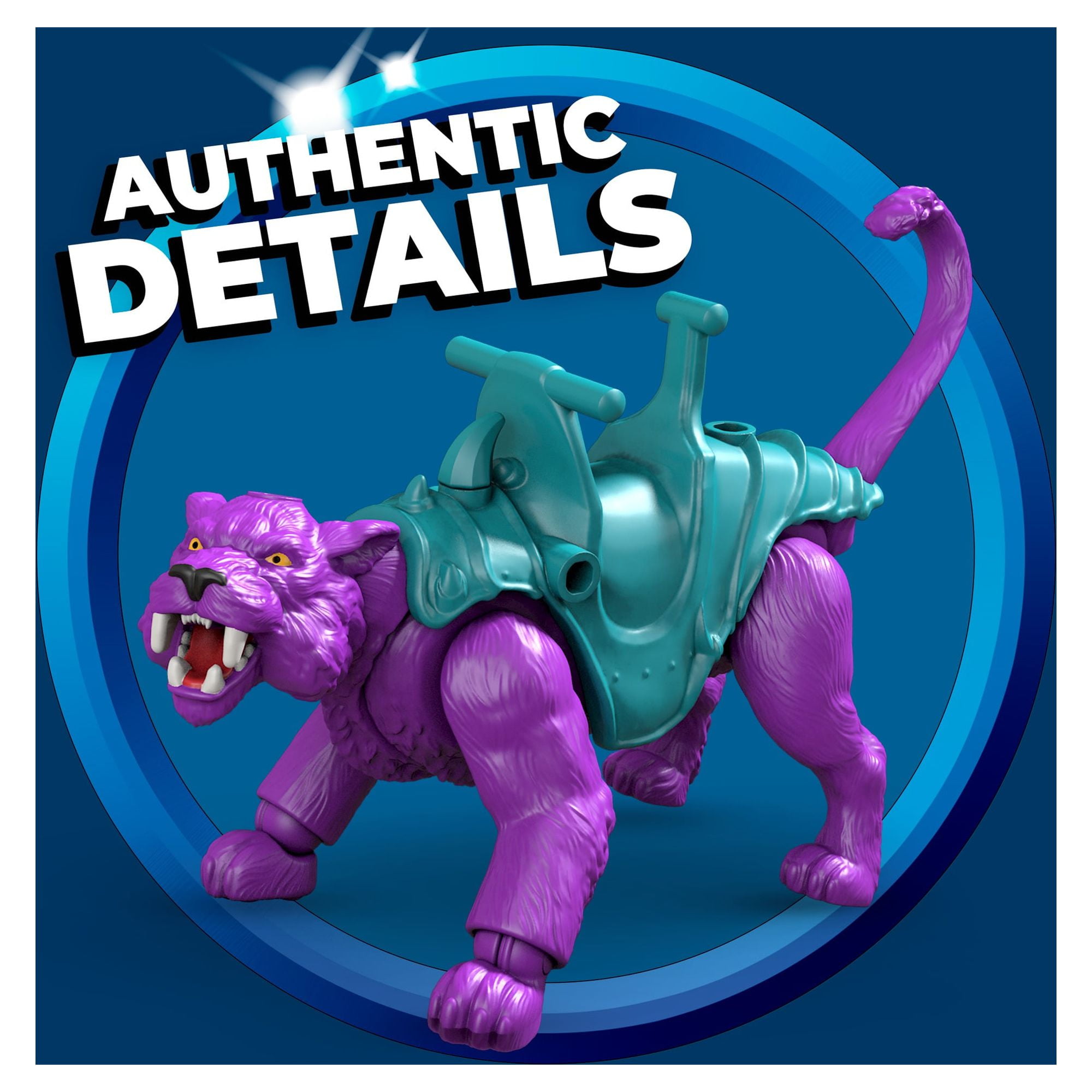 Mega Construx Masters of the Universe Panthor at Point Dread construction set with micro action figures, Building Toys for Kids (557 Pieces)