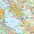 thumbnail image 4 of San Francisco, California Wall Map, Small - 11.25" x 14.5" Laminated, 4 of 4