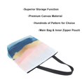 thumbnail image 3 of FORMRS Womens Canvas Tote Bag with Zipper Inner Pocket Shoulder Handbag, Abstract Painting, 3 of 7