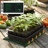 Seedling Heat Mat for Greenhouse Warming Pad Direct Plug In Heating for Veggies Flowers and