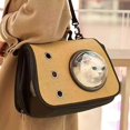 thumbnail image 4 of Bolsa para mascotas plegable con ventana de malla Transparente Confort Lado suave Portátil Portátil para gatos pequeños para viajes al aire libre Sunnimix transportín transparente para gatos, 4 of 8