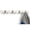 White & Chrome, variant on Spectrum Stratford 4 Double Hook Wood Coat Rack Steel, White and Chrome