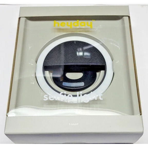 Heyday™ Corduroy Cell Phone Selfie Light - Black