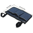 thumbnail image 2 of FENGGHAO Wheelchair Armrest Pouch with Reflective Stripe, Multi-Pocket Storage Bag, Durable Water-Resistant Organizer for Mobility Aids, 2 of 5