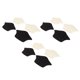 thumbnail image 4 of Almohadillas Para Talón ANGGREK 6 Pares Autoadhesivas Suaves Blanco Negro, 4 of 7