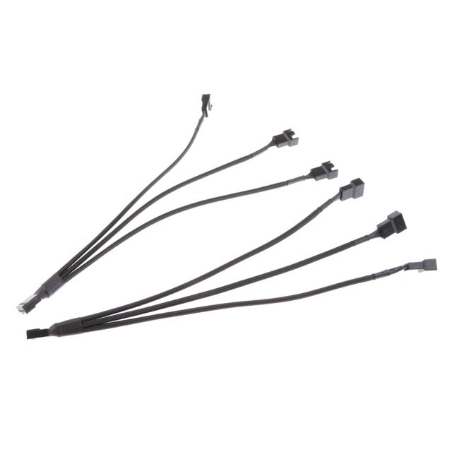 Cable del divisor del ventilador de la caja PWM 2pcs Pwm A 3x 3pin / Cable de Alimentación de Divisor Ventilador Magideal Cable del divisor del ventilador de la caja PWM