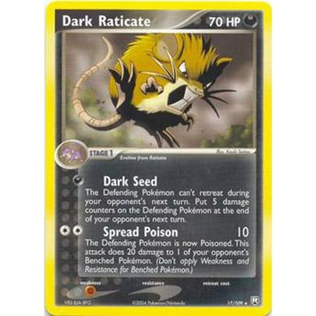Pokemon Team Rocket Returns Dark Raticate #17 (Best Dark Pokemon Team)