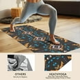 thumbnail image 4 of Boho Multicolor Geometric Ethnic Pattern Hot Yoga Mat Towel Non Slip for Hot Yoga - Quick-Drying Yoga Mat Cover with 4 Corner Pockets with Travel Bag - Hot Yoga Towel Non Slip 70"x26", 4 of 6