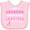AD-Pink, variant on Inktastic My Grandma is a Survivor Breast Cancer Awareness Boys or Girls Baby Bib