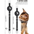 thumbnail image 3 of 2 Pcs Airtag Cat Collar with Breakaway Bell, Reflective Adjustable Strap with Air Tag Case for Cat Kitten, 3 of 7