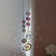thumbnail image 3 of Atrapasol de cristal transparente para jardín, hogar, ventana, colgante decorativo, creador de arcoíris B, 3 of 9