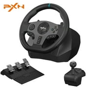 PXN V9 Xbox Steering Wheel, 270/900Gameing Racing Wheels with 3-Pedals and Shifter Bundle for Xbox Series X|S, PS4, PC, Xbox One, Nintendo Switch
