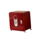 thumbnail image 1 of Caja de almacenamiento grande con cerradura, moderna caja organizadora de archivos de escritorio, papel seguro Rojo, 1 of 9