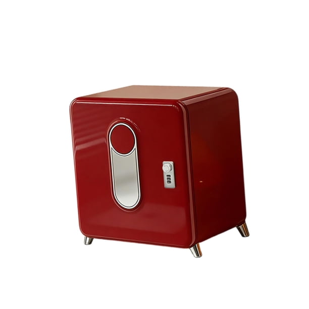 Organizador de documentos con cerradura de combinación, archivador, multiusos, para escritorio Rojo