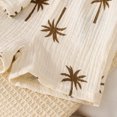 thumbnail image 5 of CAICJ98 Toddler Baby Boy Clothes Linen Summer Outfits Tropical Vacation Button Up Short Sleeve Shirts & Shorts Set Baby Clothes for Boys (Khaki,3-4 Years), 5 of 7