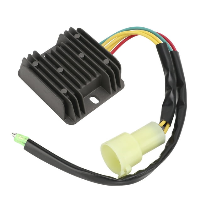 Regulador de voltaje de motocicleta 5 cables 12V Reemplazo de rectificador de voltios de aleación para TRX300 FOURTRAX 1993-2000 Jadeshay A