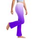 thumbnail image 4 of Odeerbi 2-13 Años Niñas Pierna Ancha Pantalones Yoga Gradiente Workout Danza Deportes Atlético Pantalones Elasticidad Lindo Alta Cintura Pantalones Pierna Recta, 4 of 9