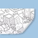 thumbnail image 3 of 2 Uds Rollo De Papel Para Colorear Colorable DIY Arte Dibujo Vida Interesante Macarena  Rollo de papel para colorear, 3 of 7