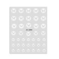 thumbnail image 3 of dianhelloya 2Pcs Nail Stickers Self Adhesive Waterproof Eco-friendly Strong Stickiness Easy to Apply Bow-knot Butterfly Nail Sticker B, 3 of 8