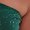 Deep Teal Green, variant on Glitter One Shoulder Ruched Bodycon Dress (XL, DeepTealGreen)